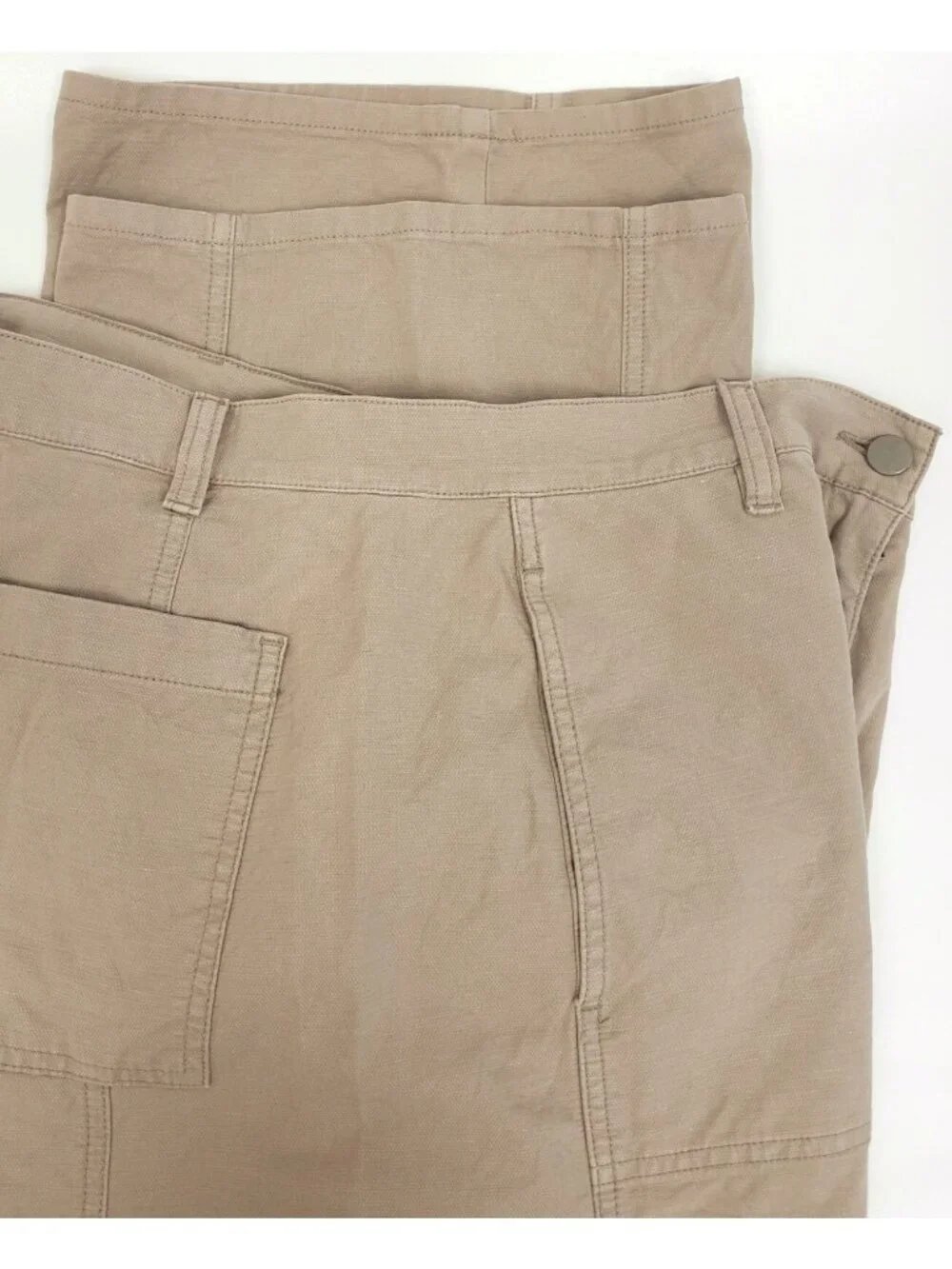 Eileen Fisher Women's Crop Organic Cotton Hemp Wide Leg Pants Briar Size M - Picture 5 of 6